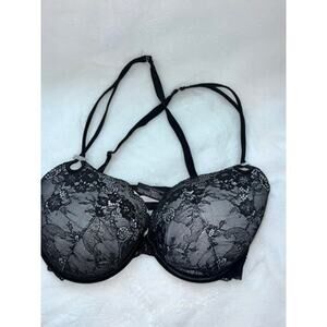 Victoria's Secret Sexy Little Things Lace Push Up Bra‎ 34DD Black
